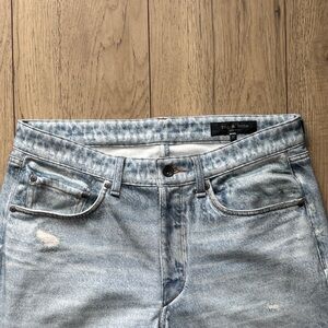 Rag & Bone Lightly Distressed Soft Cotton Light Blue Jeans Men’s 32x30